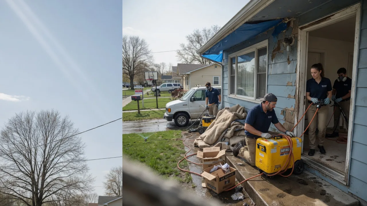 Basement Flood Cleanup in Saltillo, TN near me